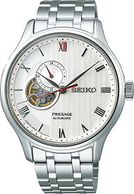 腕時計 セイコー メンズ SEIKO SARY203 Presage Basic Line: Japanese Garden Men's Watch, Silver腕時計 セイコー メンズ