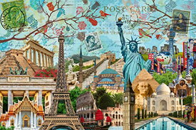 ジグソーパズル 海外製 アメリカ Ravensburger Big City Collage 5000 Piece Jigsaw Puzzle for Adults - 17118 - Handcrafted Tooling, Durable Blueboard, Every Piece Fits Together Perfectlyジグソーパズル 海外製 アメリカ