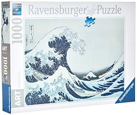 ジグソーパズル 海外製 アメリカ Ravensburger - Puzzle The Great Wave Off Kanagawa 70x50 cm - Puzzle 1000 Pieces - Puzzle for Adults and Children Easy to Compose - Famous Paintings Puzzle to Exhibit - Educational Art Puzzジグソーパズル 海外製 アメリカ