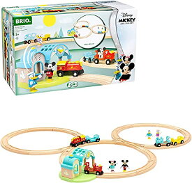 ボードゲーム 英語 アメリカ 海外ゲーム Ravensburger BRIO 32292 Disney Mickey's Deluxe Wooden Railway Set | Wooden Toy Train Set for Kids Age 3 and Upinボードゲーム 英語 アメリカ 海外ゲーム
