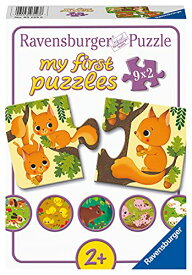 ジグソーパズル 海外製 アメリカ Ravensburger 03123 Animals 9 x 2 Pieces My First Puzzle for Children from 2 Years, Multicolouredジグソーパズル 海外製 アメリカ