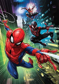 ジグソーパズル 海外製 アメリカ Buffalo Games - Marvel - Miles Morales and Spider-Man 2099-300 Large Piece Jigsaw Puzzle for Adults Challenging Puzzle Perfect for Game Nightsジグソーパズル 海外製 アメリカ