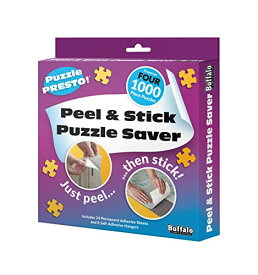 ジグソーパズル 海外製 アメリカ (4 Pack) Puzzle Presto! Peel & Stick Puzzle Saver: The Original and Still The Best Way to Preserve Your Finished Puzzle! 24 Adhesive Sheets and 8 Adhesive Hangars.ジグソーパズル 海外製 アメリカ