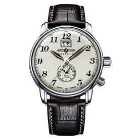 腕時計 ツェッペリン メンズ ゼッペリン ドイツ Zeppelin Men's Analogue Quartz Watch with Leather Strap ? 76445, Brown, Strap腕時計 ツェッペリン メンズ ゼッペリン ドイツ