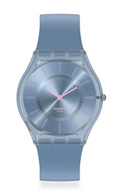 腕時計 スウォッチ メンズ Swatch Skin Classic BIOSOURCED Denim Blue Quartz Watch腕時計 スウォッチ メンズ