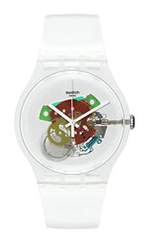 腕時計 スウォッチ メンズ Swatch New Gent BIOSOURCED Random Ghost Quartz Watch, Transparent腕時計 スウォッチ メンズ