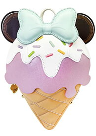 ラウンジフライ アメリカ 日本未発売 バッグ コラボ Loungefly X LASR Exclusive Disney Frosted Minnie Ice Cream Convertible Mini Backpack - Fashion Cosplay Disneybound Cute Backpacksラウンジフライ アメリカ 日本未発売 バッグ コラボ