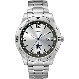 腕時計 タイメックス メンズ Timex Tribute Men's NFL Citation 42mm Watch ? Dallas Cowboys with Stainless Steel Expansion Band腕時計 タイメックス メンズ