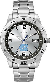 腕時計 タイメックス メンズ Timex Tribute Men's Collegiate Citation 42mm Watch ? North Carolina Tar Heels with Stainless Steel Expansion Band腕時計 タイメックス メンズ