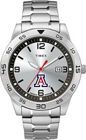 腕時計 タイメックス メンズ Timex Tribute Men's Collegiate Citation 42mm Watch ? Arizona Wildcats with Stainless Steel Expansion Band腕時計 タイメックス メンズ