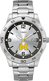 腕時計 タイメックス メンズ Timex Tribute Men's Collegiate Citation 42mm Watch ? Michigan Wolverines with Stainless Steel Expansion Band腕時計 タイメックス メンズ