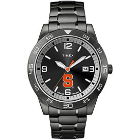 腕時計 タイメックス メンズ Timex Tribute Men's Collegiate Acclaim 42mm Watch ? Syracuse Orange with Black Stainless Steel Expansion Band腕時計 タイメックス メンズ
