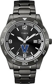 腕時計 タイメックス メンズ Timex Tribute Men's Collegiate Acclaim 42mm Watch ? Villanova Wildcats with Black Stainless Steel Expansion Band腕時計 タイメックス メンズ