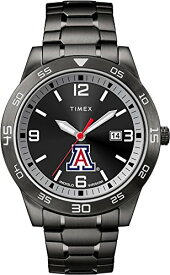腕時計 タイメックス メンズ Timex Tribute Men's Collegiate Acclaim 42mm Watch ? Arizona Wildcats with Black Stainless Steel Expansion Band腕時計 タイメックス メンズ