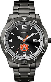 腕時計 タイメックス メンズ Timex Tribute Men's Collegiate Acclaim 42mm Watch ? Auburn Tigers with Black Stainless Steel Expansion Band腕時計 タイメックス メンズ