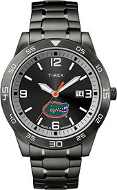 腕時計 タイメックス メンズ Timex Tribute Men's Collegiate Acclaim 42mm Watch ? Florida Gators with Black Stainless Steel Expansion Band腕時計 タイメックス メンズ