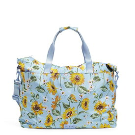 ヴェラブラッドリー ベラブラッドリー アメリカ フロリダ州マイアミ 日本未発売 Vera Bradley Women's Recycled Lighten Up Reactive Travel Tote Travel Bag, Sunflower Sky, One Sizeヴェラブラッドリー ベラブラッドリー アメリカ フロリダ州マイアミ 日本未発売