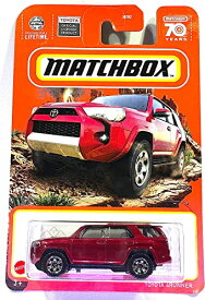 ホットウィール マテル ミニカー ホットウイール Hot Wheels Matchbox - Toyota 4RUNNER - Red - Matchbox 70 Years - 2023 - Mint/NrMint Ships Bubble Wrapped in a Sized Boxホットウィール マテル ミニカー ホットウイール