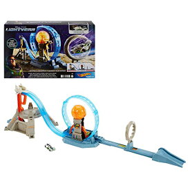 ホットウィール マテル ミニカー ホットウイール Mattel Lightyear ToysHot Wheels Buzz Hyper Loop Challenge Playset, Includes Buzz Character Car, Gift for Kids 3 Years & Upホットウィール マテル ミニカー ホットウイール