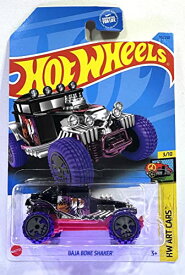 ホットウィール マテル ミニカー ホットウイール Hot Wheels - Baja Bone Shaker - HW Art Cars 3/10 - Black/Purple - 2023 - Mint/NrMint Ships Bubble Wrapped in a Sized Boxホットウィール マテル ミニカー ホットウイール