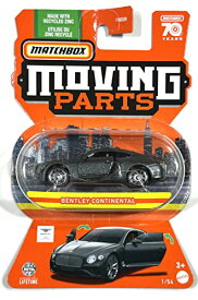 ホットウィール マテル ミニカー ホットウイール Matchbox - Moving Parts - 2023 - Bentley Continental - Dark Silver - 1/54-70 Years - Mint/NrMint - Ships Bubble Wrapped in a Box with Fillホットウィール マテル ミニカー ホットウイール