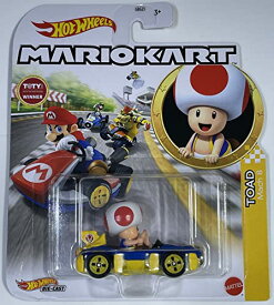 ホットウィール マテル ミニカー ホットウイール Hot Wheels - Mario Kart - Toad - Mach 8 - Mint/NrMint Ships Bubble Wrapped in a Boxホットウィール マテル ミニカー ホットウイール