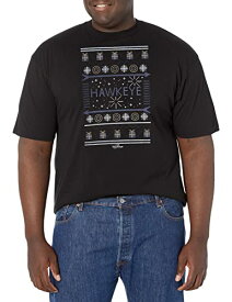 Tシャツ キャラクター ファッション トップス 海外モデル Marvel Big & Tall Hawkeye Christmas Sweater Men's Tops Short Sleeve Tee Shirt, Black, X-LargeTシャツ キャラクター ファッション トップス 海外モデル
