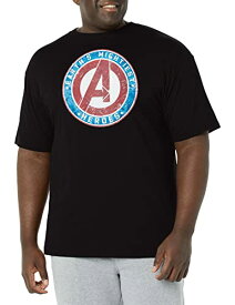 Tシャツ キャラクター ファッション トップス 海外モデル Marvel Big & Tall Classic Converse Avengers Men's Tops Short Sleeve Tee Shirt, Black, X-LargeTシャツ キャラクター ファッション トップス 海外モデル