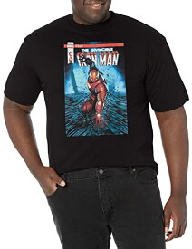 Tシャツ キャラクター ファッション トップス 海外モデル Marvel Big & Tall Classic Earth Shock Men's Tops Short Sleeve Tee Shirt, Black, X-LargeTシャツ キャラクター ファッション トップス 海外モデル