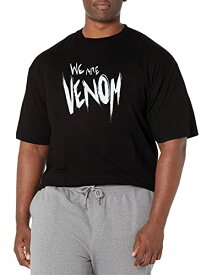 Tシャツ キャラクター ファッション トップス 海外モデル Marvel Big & Tall Classic We are Venom Slime Men's Tops Short Sleeve Tee Shirt, Black, X-LargeTシャツ キャラクター ファッション トップス 海外モデル