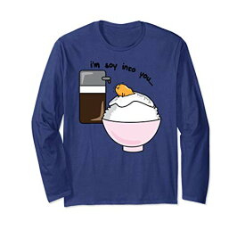 Tシャツ キャラクター ファッション トップス 海外モデル Gudetama I'm Soy Into You Soy Sauce Egg Rice Bowl Long Sleeve T-ShirtTシャツ キャラクター ファッション トップス 海外モデル