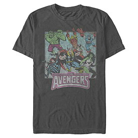 Tシャツ キャラクター ファッション トップス 海外モデル Marvel Men's Thanos, Charcoal, xx-LargeTシャツ キャラクター ファッション トップス 海外モデル