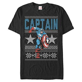 Tシャツ キャラクター ファッション トップス 海外モデル Marvel Big & Tall Classic Ugly Captain Men's Tops Short Sleeve Tee Shirt, Black, LargeTシャツ キャラクター ファッション トップス 海外モデル