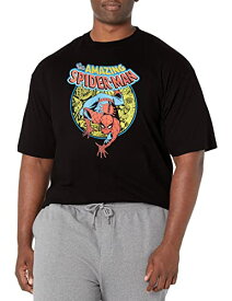 Tシャツ キャラクター ファッション トップス 海外モデル Marvel Big & Tall Classic Urban Hero Men's Tops Short Sleeve Tee Shirt, Black, X-LargeTシャツ キャラクター ファッション トップス 海外モデル