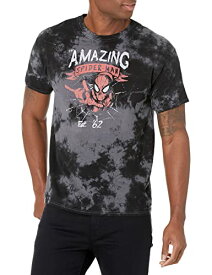 Tシャツ キャラクター ファッション トップス 海外モデル Marvel Universe Grunge Fwip Young Men's Short Sleeve Tee Shirt, Black/Charcoal, MediumTシャツ キャラクター ファッション トップス 海外モデル