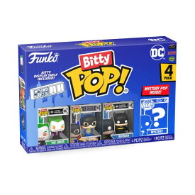 ファンコ FUNKO フィギュア 人形 アメリカ直輸入 Funko Bitty Pop! DC Mini Collectible Toys 4-Pack - The Joker, Batgirl, Batman & Mystery Chase Figure (Styles May Vary)ファンコ FUNKO フィギュア 人形 アメリカ直輸入