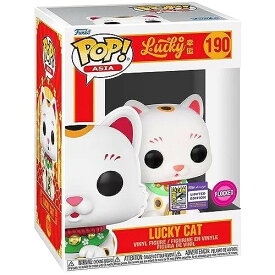ファンコ FUNKO フィギュア 人形 アメリカ直輸入 Funko Pop! Asia: Lucky Cat (Flocked) with Official SDCC 2023 Sticker Vinyl Figureファンコ FUNKO フィギュア 人形 アメリカ直輸入