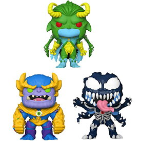 ファンコ FUNKO フィギュア 人形 アメリカ直輸入 Funko Pop! Marvel: Mech Strike Monster Hunters Collectors Set - 3 Figure Set: Loki, Thanos, Venomファンコ FUNKO フィギュア 人形 アメリカ直輸入