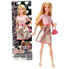バービー バービー人形 ファッショニスタ Barbie Mattel Year 2014 Fashionistas Series 12 Inch Doll Set (CLN60) in Dream Floral Dress with Purseバービー バービー人形 ファッショニスタ
