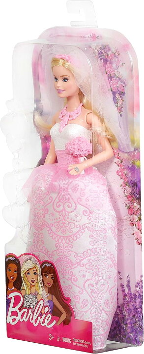 楽天市場】バービー Barbie ブライドドール ベールとブーケ 花嫁 