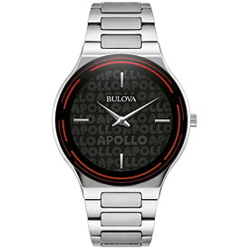 腕時計 ブローバ メンズ Bulova Special Edition Apollo Theater Quartz Stainless Steel Watch, Edge to Edge Crystal, 43mm腕時計 ブローバ メンズ