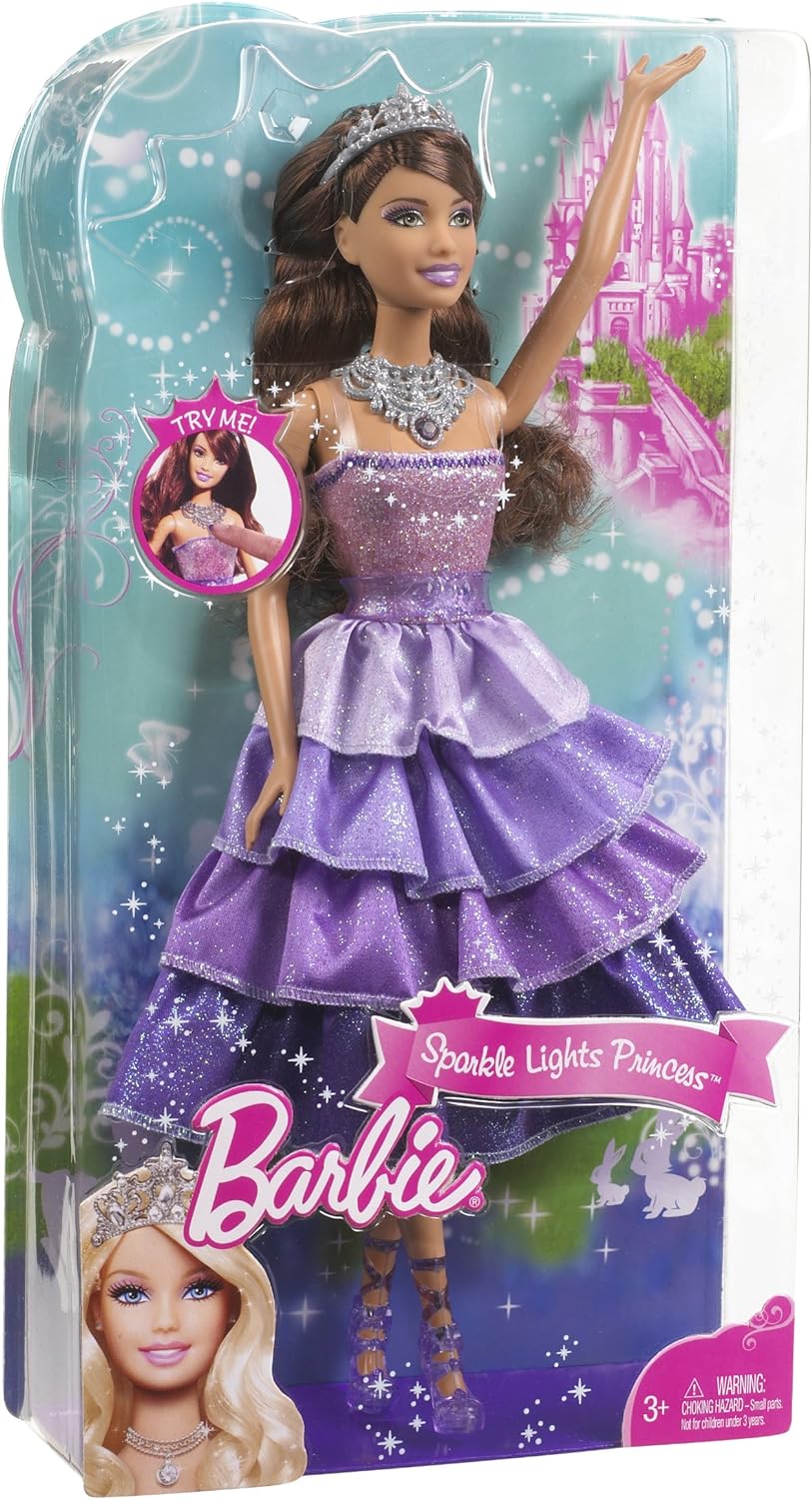 Barbie バービー Sparkle Lights Pink Princess Doll 人形 ドール