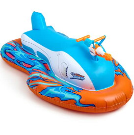 ナーフ アメリカ 直輸入 ソフトダーツ リフィル NERF Super Soaker Stormforce Ride-On Racer ? Inflatable Pool Float with Pool-Fed Mega Water Blasterナーフ アメリカ 直輸入 ソフトダーツ リフィル