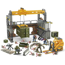 メガブロック メガコンストラックス 組み立て 知育玩具 Mega Halo Infinite Toys Building Set for Kids, Floodgate Firefight with 634 Pieces, 4 Poseable Micro Action Figures and Accessories (Amazon Exclusメガブロック メガコンストラックス 組み立て 知育玩具