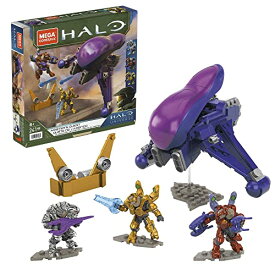 メガブロック メガコンストラックス 組み立て 知育玩具 MEGA Mattel Halo Arbiter's Quest Banshee Vehicle Halo Infinite Construction Set,Building Toys for Boysメガブロック メガコンストラックス 組み立て 知育玩具