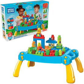 メガブロック メガコンストラックス 組み立て 知育玩具 Mega Bloks Discover 'n Build Activity Table Blocks for Toddlers 1-3 with 44 Piecesメガブロック メガコンストラックス 組み立て 知育玩具