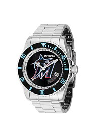 腕時計 インヴィクタ インビクタ メンズ Invicta MLB Miami Marlins Automatic Men's Watch - 42mm. Steel (42975)腕時計 インヴィクタ インビクタ メンズ