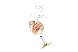 エネスコ Enesco 置物 インテリア 海外モデル アメリカ Enesco Designs by Lolita Merry Christmas Grandma Miniature Wine Glass Hanging Ornament, 4.13 Inch, Multicolorエネスコ Enesco 置物 インテリア 海外モデル アメリカ