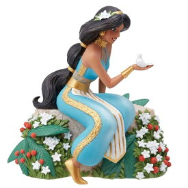 エネスコ Enesco 置物 インテリア 海外モデル アメリカ Enesco Disney Showcase Botanical Aladdin Jasmine Holding Bird Figurine, 6 Inch, Multicolorエネスコ Enesco 置物 インテリア 海外モデル アメリカ