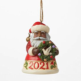 エネスコ Enesco 置物 インテリア 海外モデル アメリカ Enesco Jim Shore Heartwood Creek Dated Santa with Wreath Ornamentエネスコ Enesco 置物 インテリア 海外モデル アメリカ
